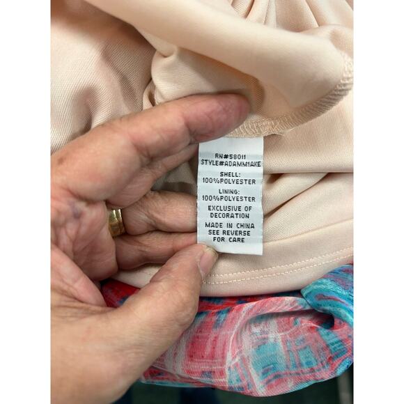 Y2K Fairy Halter Dress Handkerchief Forest Fae Cottagecore Beach Sangria Size‎ 4 - Picture 10 of 11